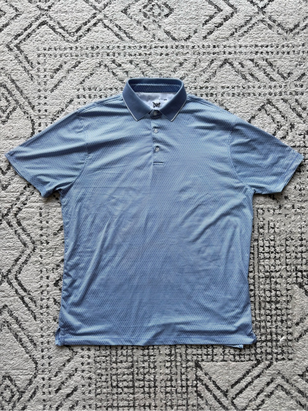 Hickey Freeman Men's Medium Blue Polo